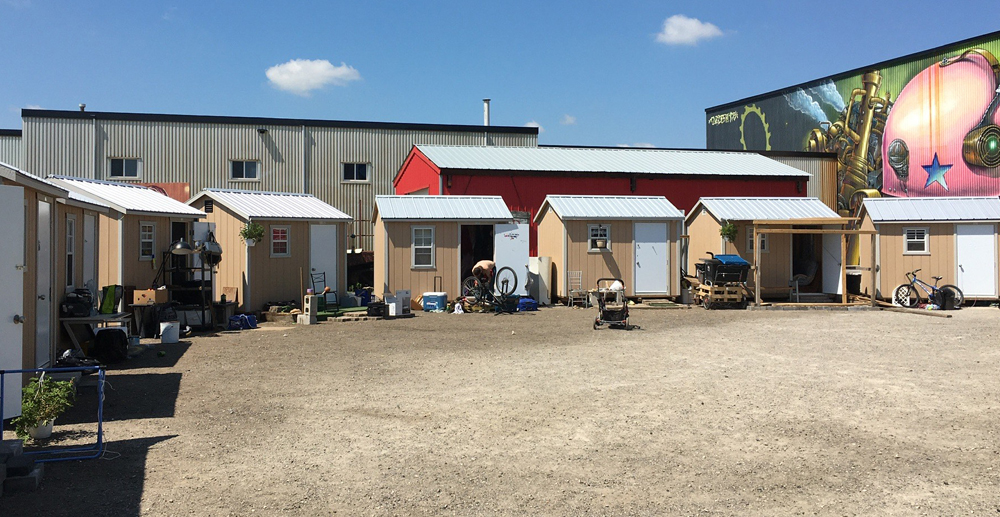 Residents of A Better Tent City mourning shooting death of neighbour