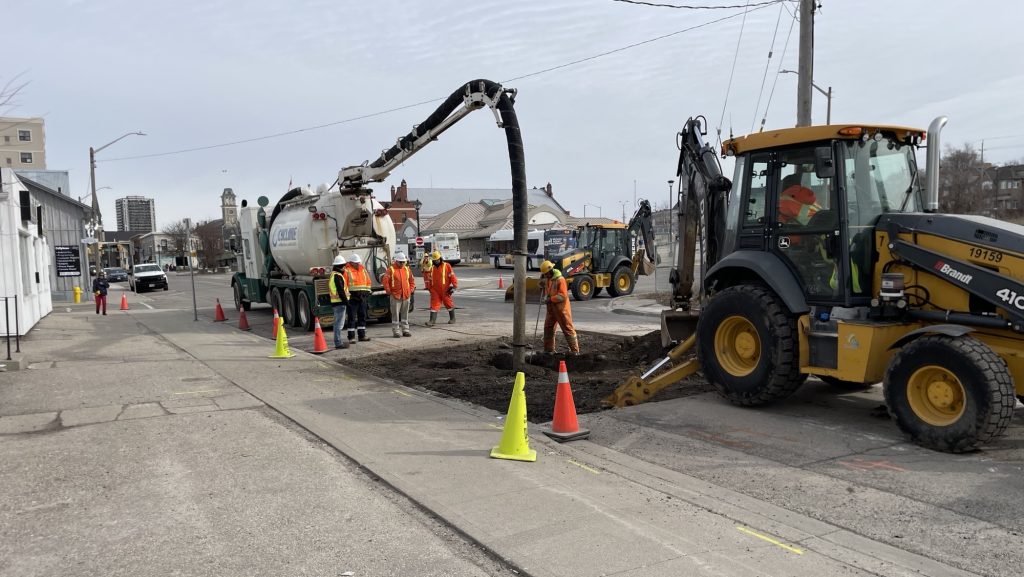 ainslie street cambridge sewer work