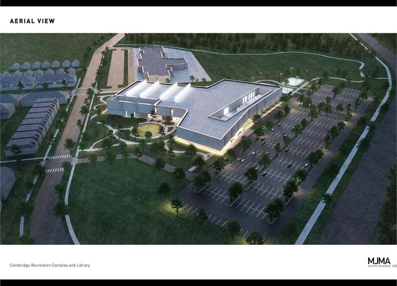 Concept photo of the Cambridge Recreation Complex. (City of Cambridge/MJMA Architects)