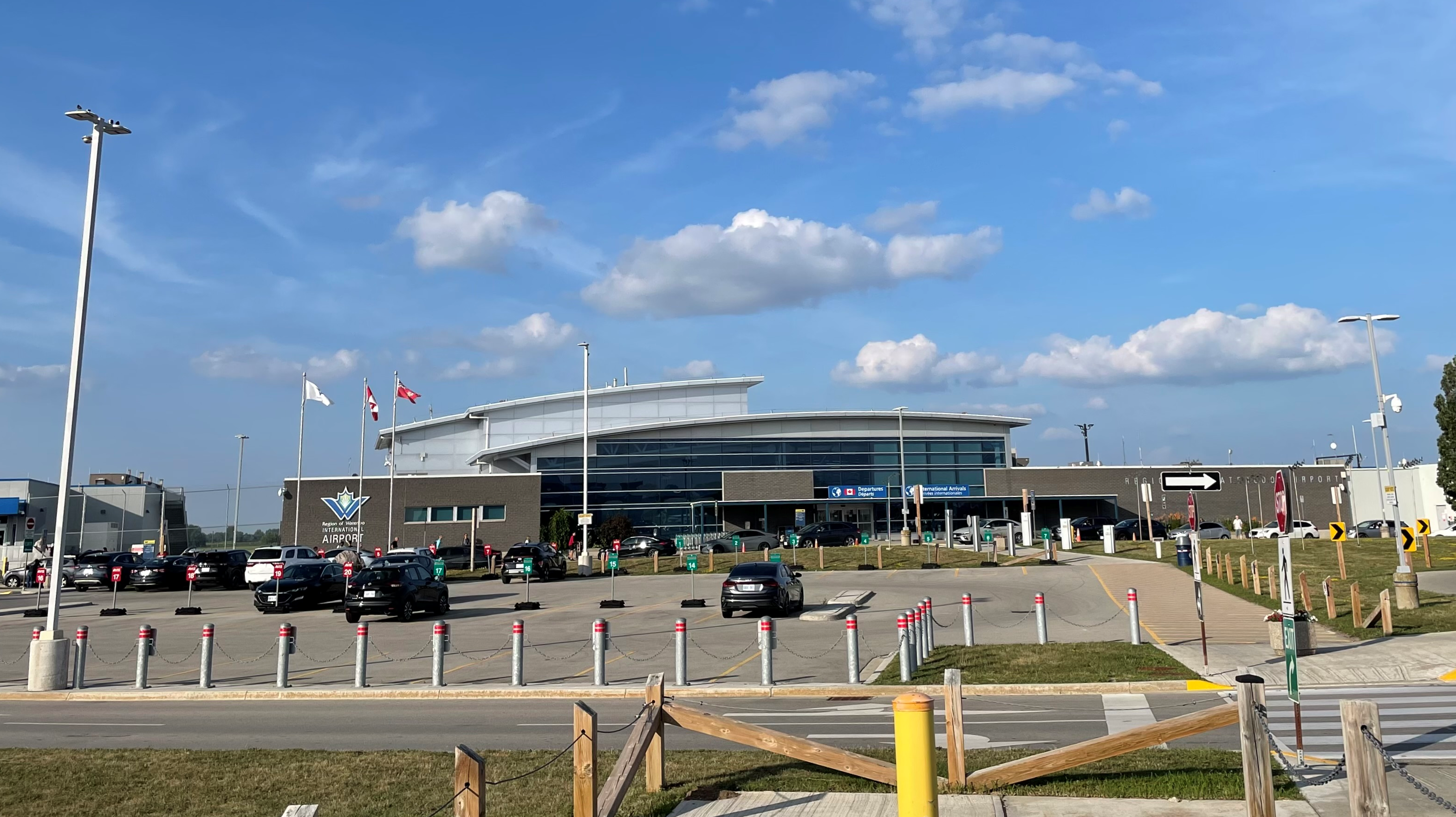 $8.7 million construction project closes entry road to Waterloo Airport