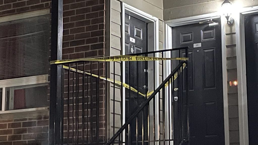 Waterloo Regional Police respond to a fatal shooting on Lena Crescent in Cambridge. November 28, 2024. (Mark Douglas/570 NewsRadio)