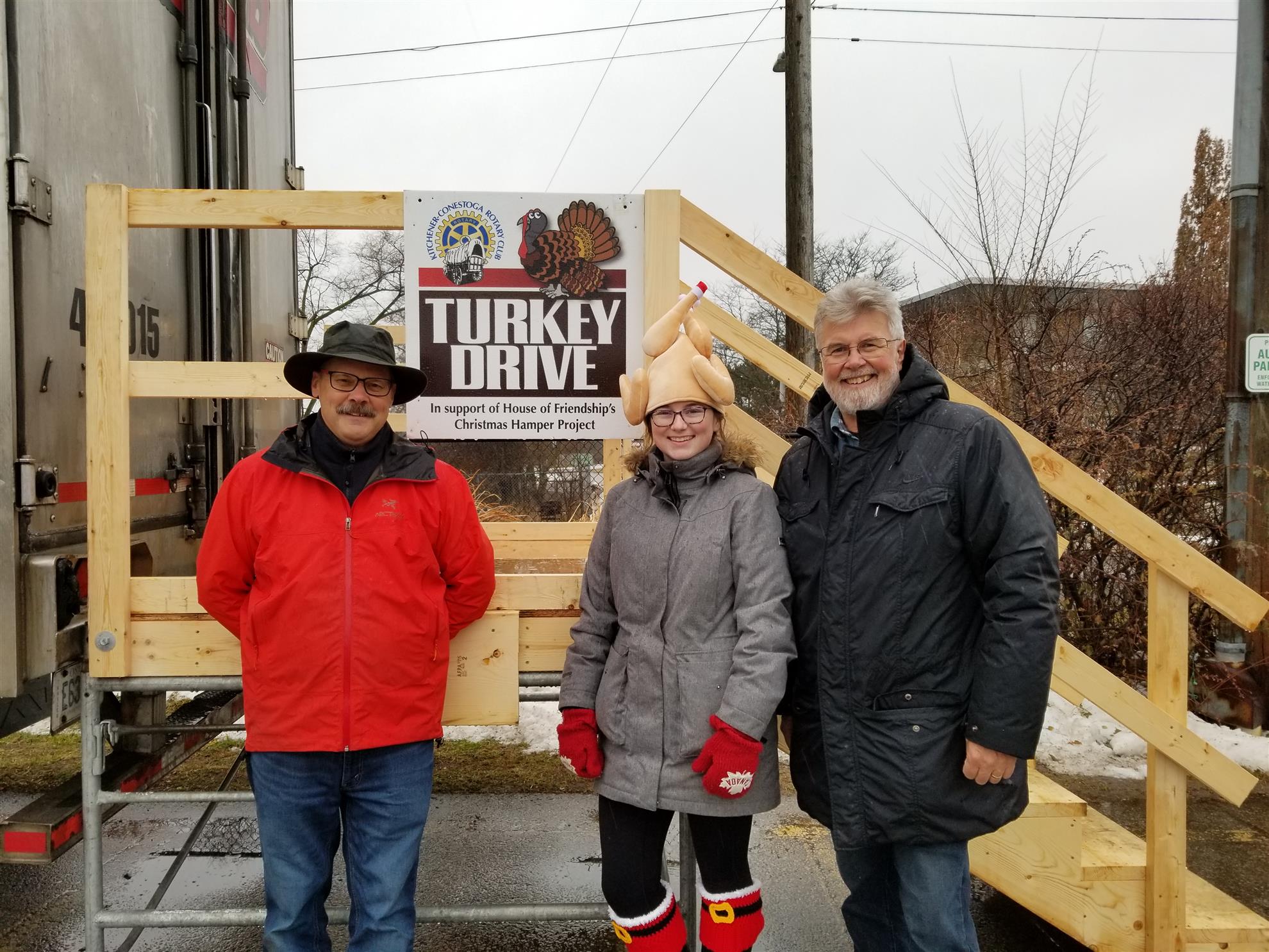 house of friendship holiday christmas food turkey drive