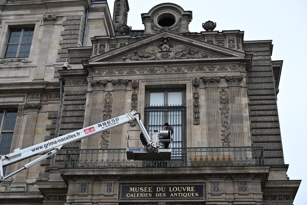 Louvre installs bars on infamous window after jewel heist