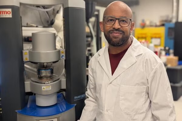 University of Waterloo researcher, Dr. Tizazu Mekonnen