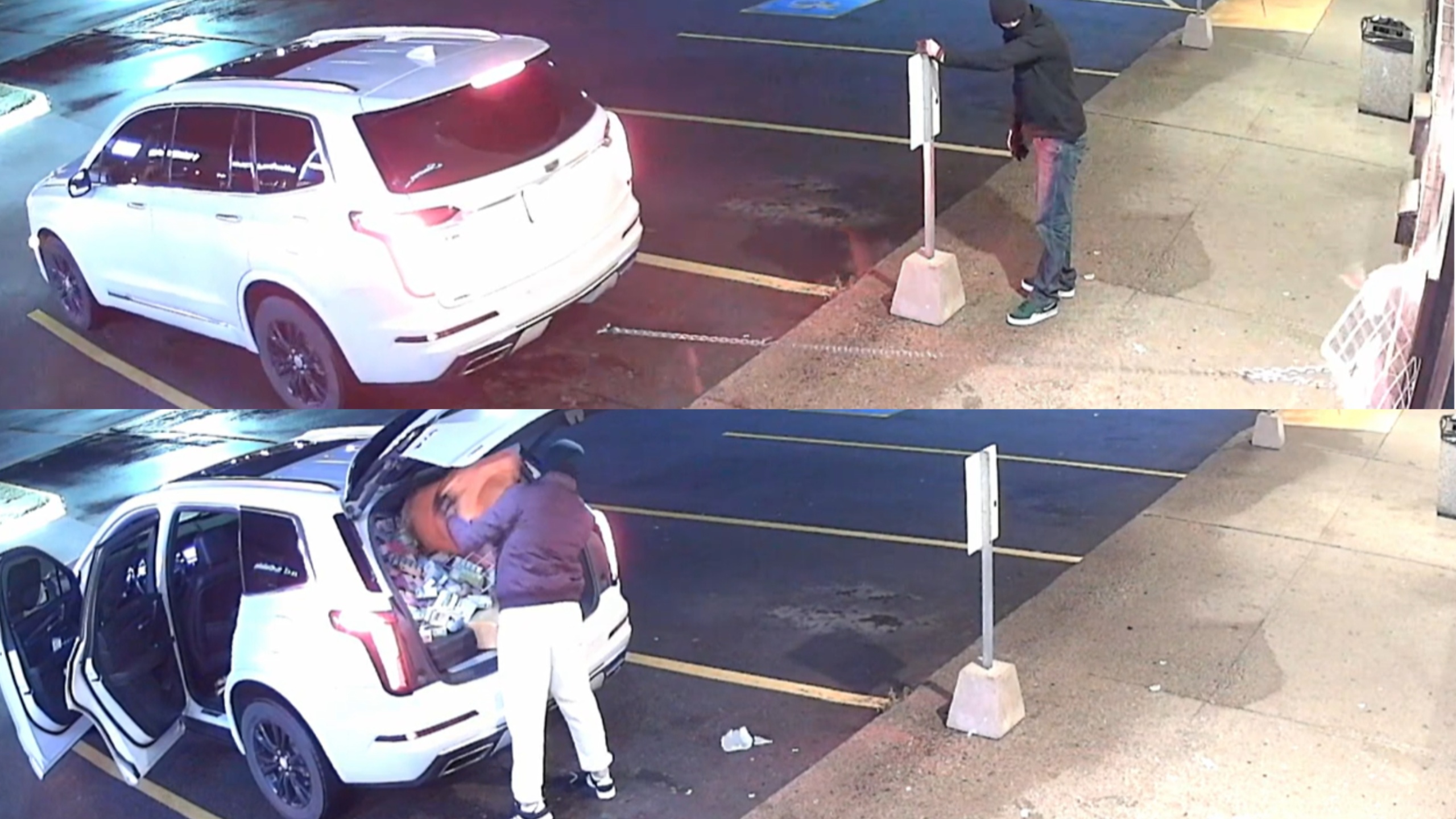 Video shows how 3 suspects gained entry to a business