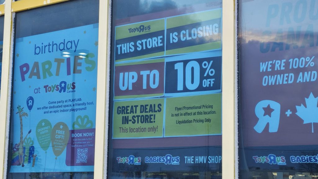 toys r us kitchener