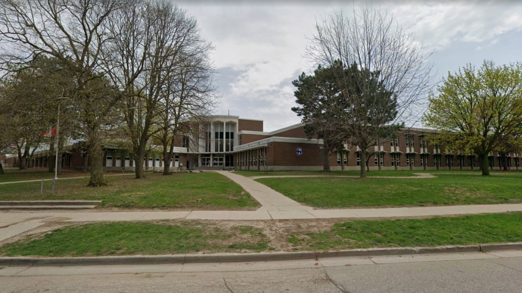 Grand River Collegiate Institute was the scene of a police investigation on March 9, 2026. (Google Maps)