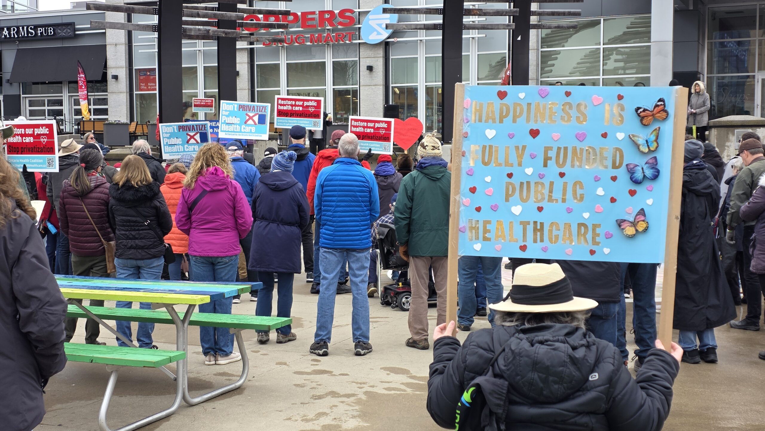 Waterloo rally protests ‘deadly attack’ on public healthcare system