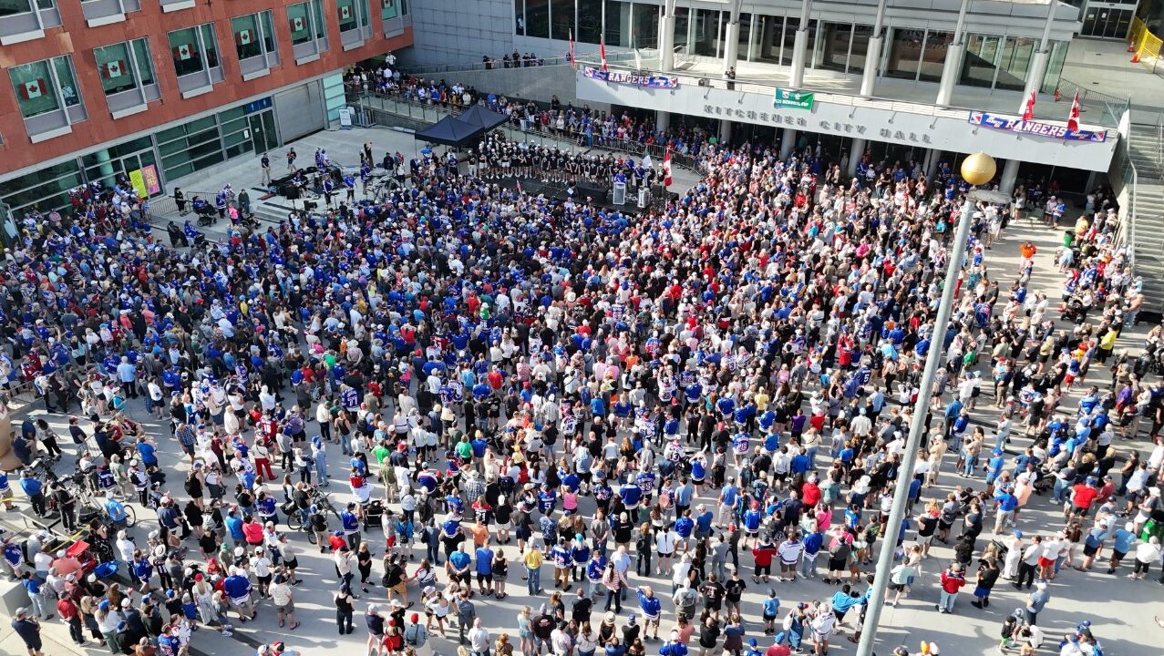 Kitchener Rangers Fans Fill Downtown as Team Celebrates Memorial Cup Championship