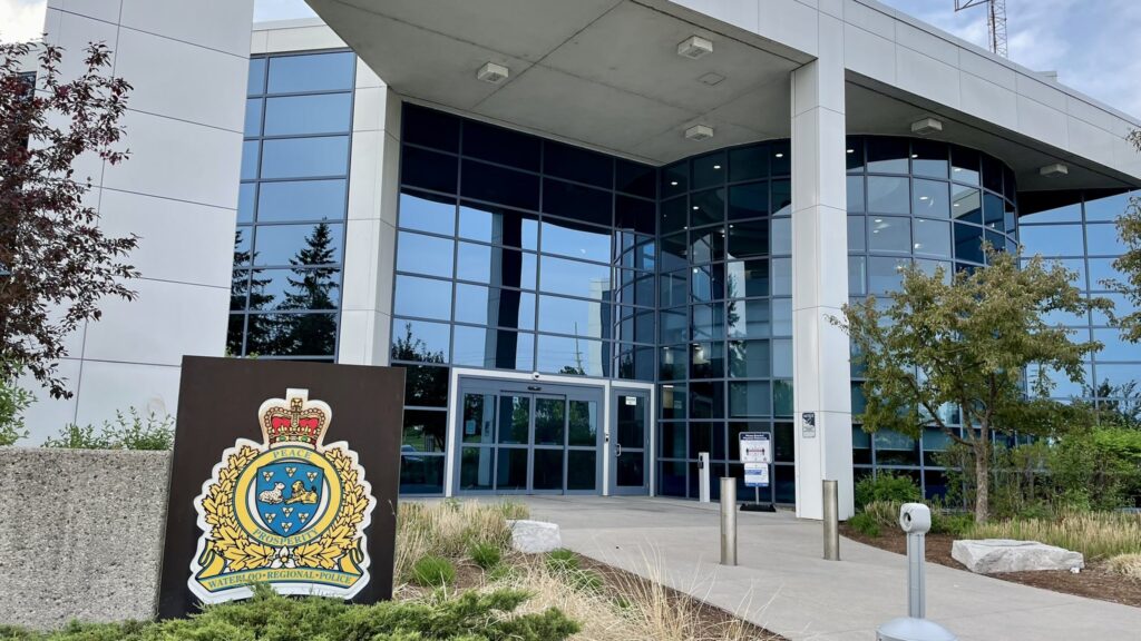 Waterloo Regional Police headquarters in Cambridge. (Erin Anderson/570 NewsRadio)