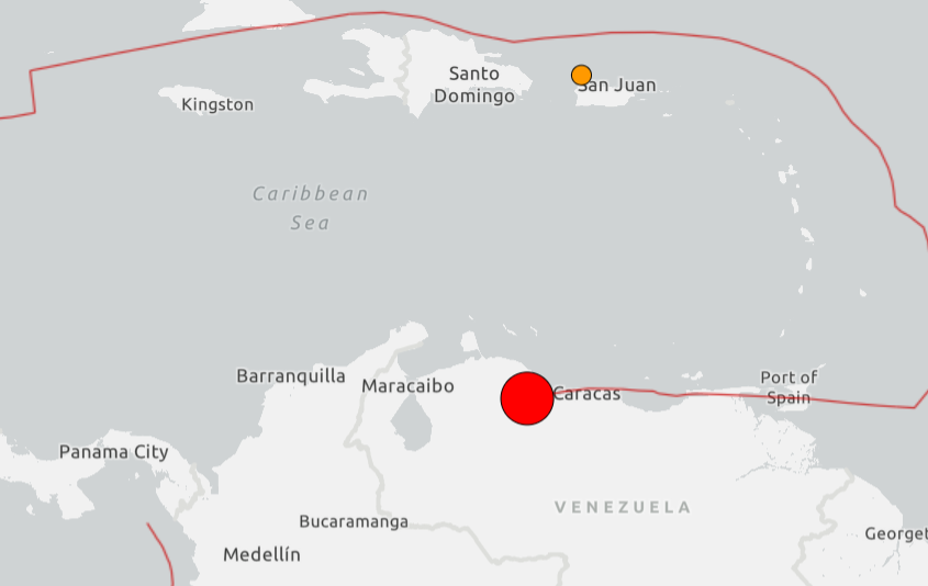 Powerful earthquake hits Venezuela, swaying buildings in the capital