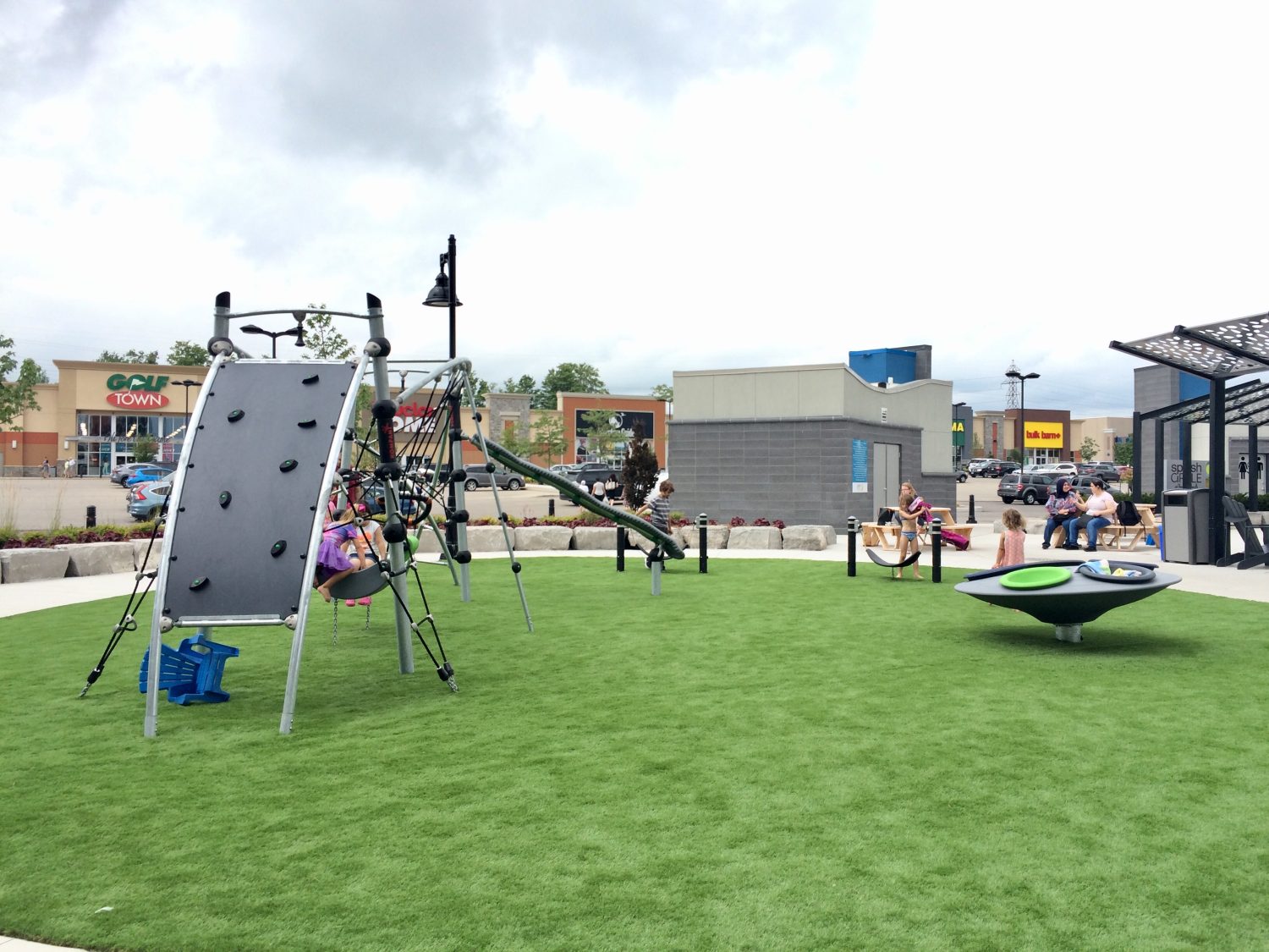 New playground open beside the Splash Pad at The Boardwalk CityNews Kitchener